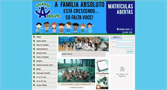 Desktop Screenshot of absolutocolegio.com.br