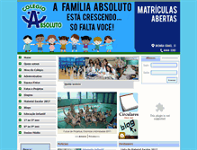 Tablet Screenshot of absolutocolegio.com.br
